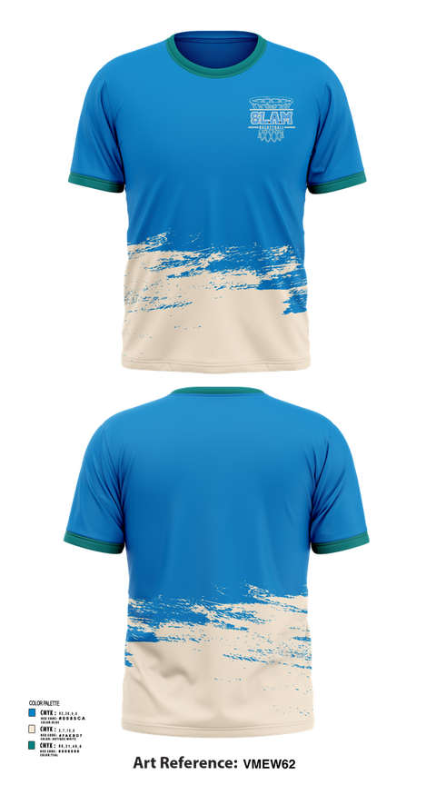 Short Sleeve Performance Shirt, Slam, Women's Basketball, Teamtime, Team time, sublimation, custom sports apparel, team uniforms, spirit wear, spiritwear, sports uniforms, custom shirts, team store, custom team store, fundraiser sports, apparel fundraiser