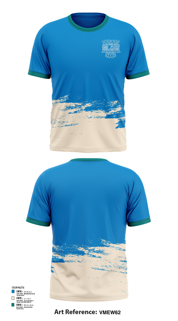 Short Sleeve Performance Shirt, Slam, Women's Basketball, Teamtime, Team time, sublimation, custom sports apparel, team uniforms, spirit wear, spiritwear, sports uniforms, custom shirts, team store, custom team store, fundraiser sports, apparel fundraiser