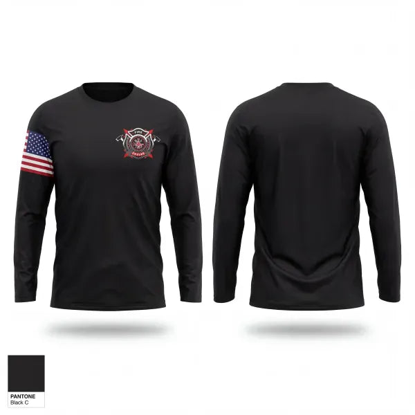 Long Sleeve Performance Shirt, Osage County Fire District #4, Fire Department, Teamtime, Team time, sublimation, custom sports apparel, team uniforms, spirit wear, spiritwear, sports uniforms, custom shirts, team store, custom team store, fundraiser sports, apparel fundraiser