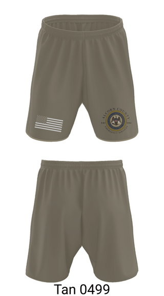 Athletic Shorts With Pockets, Alcorn County Emergency Services, Fire Department, Teamtime, Team time, sublimation, custom sports apparel, team uniforms, spirit wear, spiritwear, sports uniforms, custom shirts, team store, custom team store, fundraiser sports, apparel fundraiser