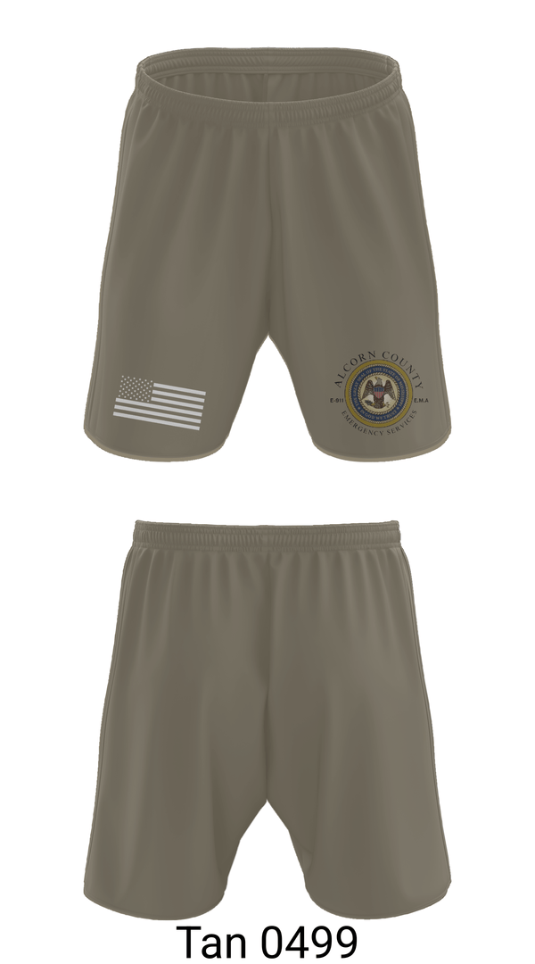 Athletic Shorts With Pockets, Alcorn County Emergency Services, Fire Department, Teamtime, Team time, sublimation, custom sports apparel, team uniforms, spirit wear, spiritwear, sports uniforms, custom shirts, team store, custom team store, fundraiser sports, apparel fundraiser