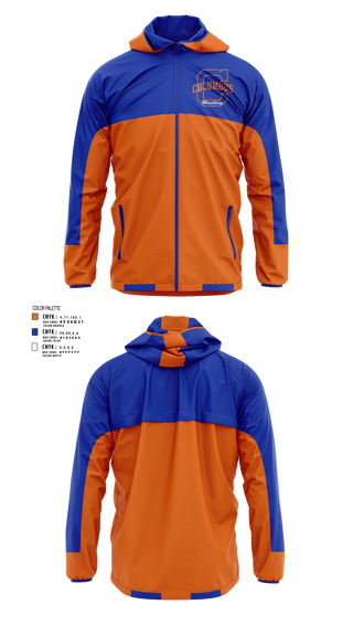 Windbreaker, Columbus High School Wrestling, Wrestling, Teamtime, Team time, sublimation, custom sports apparel, team uniforms, spirit wear, spiritwear, sports uniforms, custom shirts, team store, custom team store, fundraiser sports, apparel fundraiser