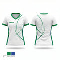 Melivn 39120513 Women's Short Sleeve V-neck Shirt - 1
