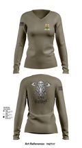 3/278 ACR 4472846 Women's Long Sleeve V-neck Shirt - 102