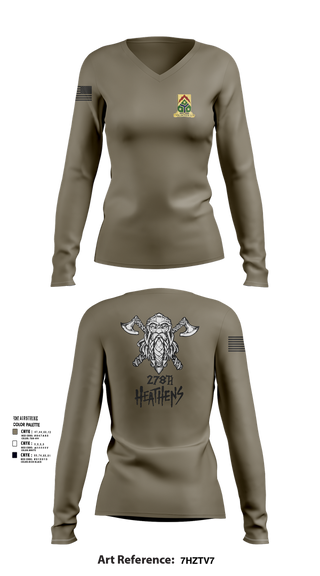 Womens Long Sleeve Vneck Shirt, 3/278 ACR, , Teamtime, Team time, sublimation, custom sports apparel, team uniforms, spirit wear, spiritwear, sports uniforms, custom shirts, team store, custom team store, fundraiser sports, apparel fundraiser
