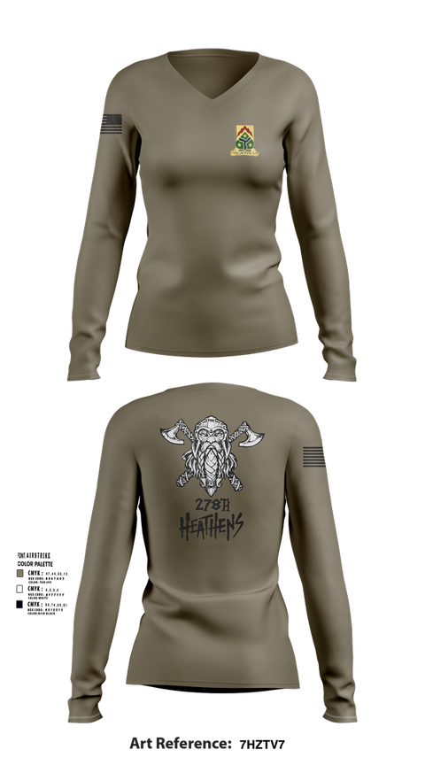 Womens Long Sleeve Vneck Shirt, 3/278 ACR, , Teamtime, Team time, sublimation, custom sports apparel, team uniforms, spirit wear, spiritwear, sports uniforms, custom shirts, team store, custom team store, fundraiser sports, apparel fundraiser
