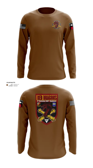 Long Sleeve Performance Shirt, 2-306th FAR, Army, Teamtime, Team time, sublimation, custom sports apparel, team uniforms, spirit wear, spiritwear, sports uniforms, custom shirts, team store, custom team store, fundraiser sports, apparel fundraiser