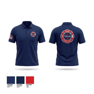 Short Sleeve Performance Polo, Tulia Fire Department, Fire Department, Teamtime, Team time, sublimation, custom sports apparel, team uniforms, spirit wear, spiritwear, sports uniforms, custom shirts, team store, custom team store, fundraiser sports, apparel fundraiser