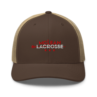 McLean Lacrosse 4222759 Retro Trucker Hat | Yupoong 6606