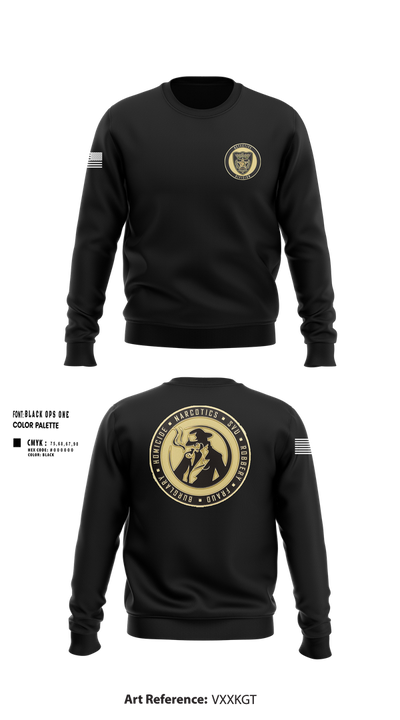 Baker County Detective Division 29625423 Crew Neck Sweatshirt - 102
