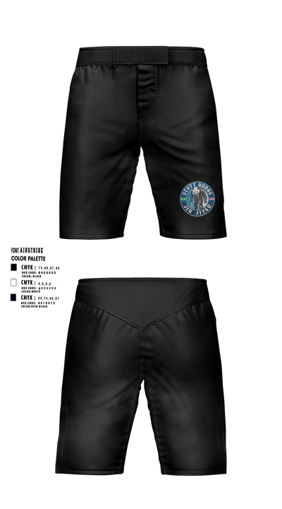 Scott Audas Jiu Jitsu 77892365 Fight Shorts - 1