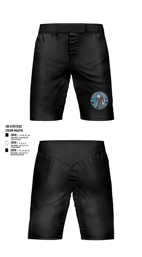 Fight Shorts, Scott Audas Jiu Jitsu, , Teamtime, Team time, sublimation, custom sports apparel, team uniforms, spirit wear, spiritwear, sports uniforms, custom shirts, team store, custom team store, fundraiser sports, apparel fundraiser