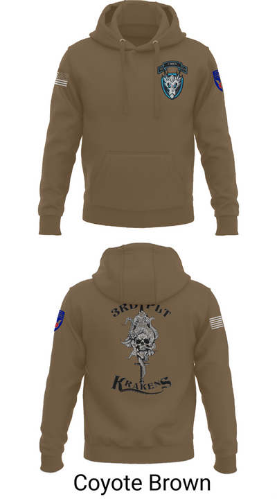 95th cbrn 3rd plt Hoodie - 18