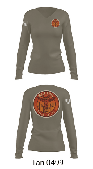 Womens Long Sleeve Vneck Shirt, DNR NW, Fire Department, Teamtime, Team time, sublimation, custom sports apparel, team uniforms, spirit wear, spiritwear, sports uniforms, custom shirts, team store, custom team store, fundraiser sports, apparel fundraiser