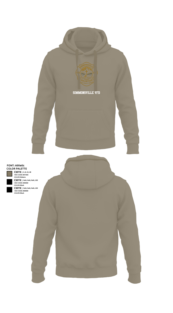 Hoodie, Simmonsville VFD, , Teamtime, Team time, sublimation, custom sports apparel, team uniforms, spirit wear, spiritwear, sports uniforms, custom shirts, team store, custom team store, fundraiser sports, apparel fundraiser