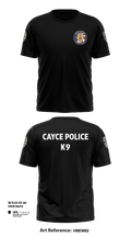 Cayce Police K9 35627395 Short Sleeve Performance Shirt - 101