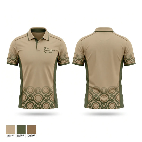 Short Sleeve Performance Polo, Elite Protection Services, , Teamtime, Team time, sublimation, custom sports apparel, team uniforms, spirit wear, spiritwear, sports uniforms, custom shirts, team store, custom team store, fundraiser sports, apparel fundraiser