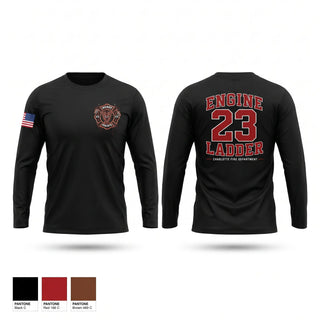 Long Sleeve Performance Shirt, Station 23, Fire Department, Teamtime, Team time, sublimation, custom sports apparel, team uniforms, spirit wear, spiritwear, sports uniforms, custom shirts, team store, custom team store, fundraiser sports, apparel fundraiser