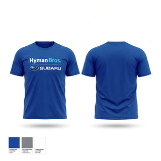 Short Sleeve Performance Shirt, Hyman Bros Subaru, , Teamtime, Team time, sublimation, custom sports apparel, team uniforms, spirit wear, spiritwear, sports uniforms, custom shirts, team store, custom team store, fundraiser sports, apparel fundraiser