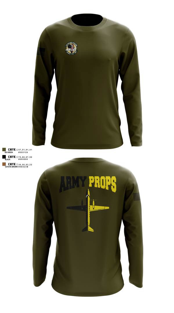 Long Sleeve Performance Shirt, DET 2 CO A 2-245th AVN, , Teamtime, Team time, sublimation, custom sports apparel, team uniforms, spirit wear, spiritwear, sports uniforms, custom shirts, team store, custom team store, fundraiser sports, apparel fundraiser