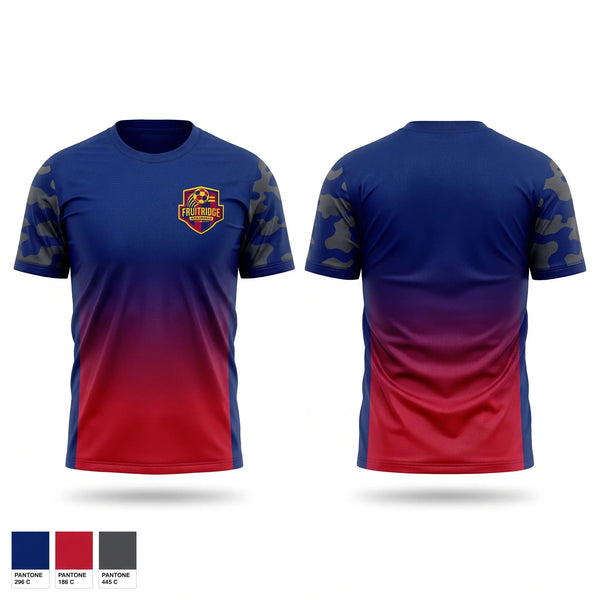 Soft Poly Tee Cotton Like Feel, Fruitridge azulgranas, Men's Soccer, Teamtime, Team time, sublimation, custom sports apparel, team uniforms, spirit wear, spiritwear, sports uniforms, custom shirts, team store, custom team store, fundraiser sports, apparel fundraiser