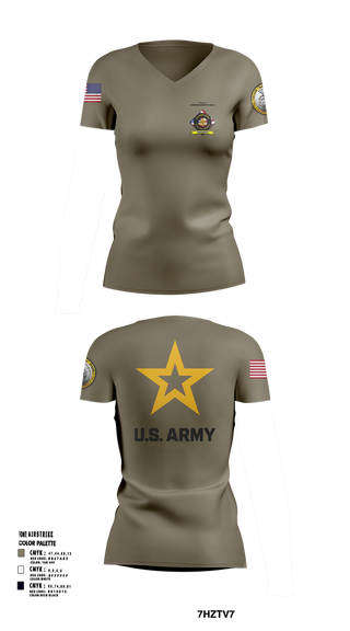 Womens Short Sleeve Vneck Shirt, University of Toledo Army Marksmanship Unit, Army, Teamtime, Team time, sublimation, custom sports apparel, team uniforms, spirit wear, spiritwear, sports uniforms, custom shirts, team store, custom team store, fundraiser sports, apparel fundraiser