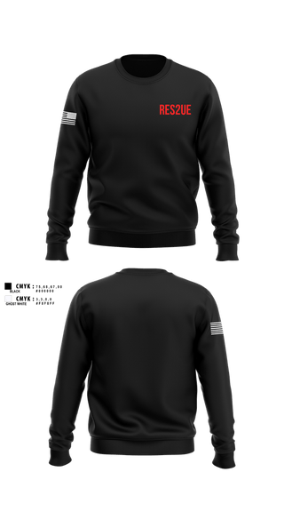 Crew Neck Sweatshirt, Rescue2/Engine5, Fire Department, Teamtime, Team time, sublimation, custom sports apparel, team uniforms, spirit wear, spiritwear, sports uniforms, custom shirts, team store, custom team store, fundraiser sports, apparel fundraiser