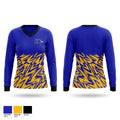 Ashland Bluejays Women's Long Sleeve V-neck Shirt - 1