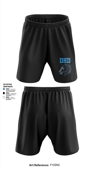 DHD Broncos Athletic Shorts With Pockets - 5