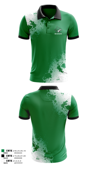 Short Sleeve Performance Polo, Wildcats, , Teamtime, Team time, sublimation, custom sports apparel, team uniforms, spirit wear, spiritwear, sports uniforms, custom shirts, team store, custom team store, fundraiser sports, apparel fundraiser