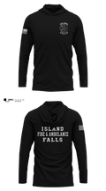 Island Falls Fire & Ambulance Long Sleeve Hooded Sun Shirt - 7