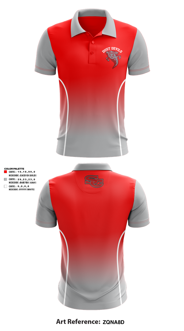 Short Sleeve Performance Polo, Dust devils, Men's Basketball, Teamtime, Team time, sublimation, custom sports apparel, team uniforms, spirit wear, spiritwear, sports uniforms, custom shirts, team store, custom team store, fundraiser sports, apparel fundraiser