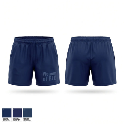 Athletic Shorts With Pockets, Women of BFD, Fire Department, Teamtime, Team time, sublimation, custom sports apparel, team uniforms, spirit wear, spiritwear, sports uniforms, custom shirts, team store, custom team store, fundraiser sports, apparel fundraiser