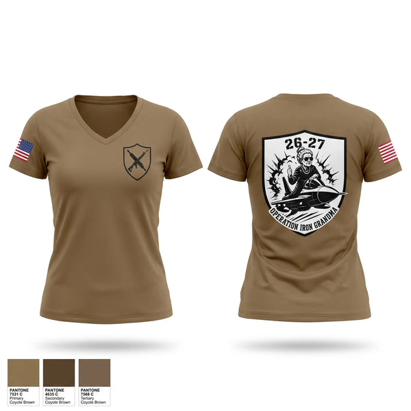 Womens Short Sleeve Vneck Shirt, OIG, Army, Teamtime, Team time, sublimation, custom sports apparel, team uniforms, spirit wear, spiritwear, sports uniforms, custom shirts, team store, custom team store, fundraiser sports, apparel fundraiser