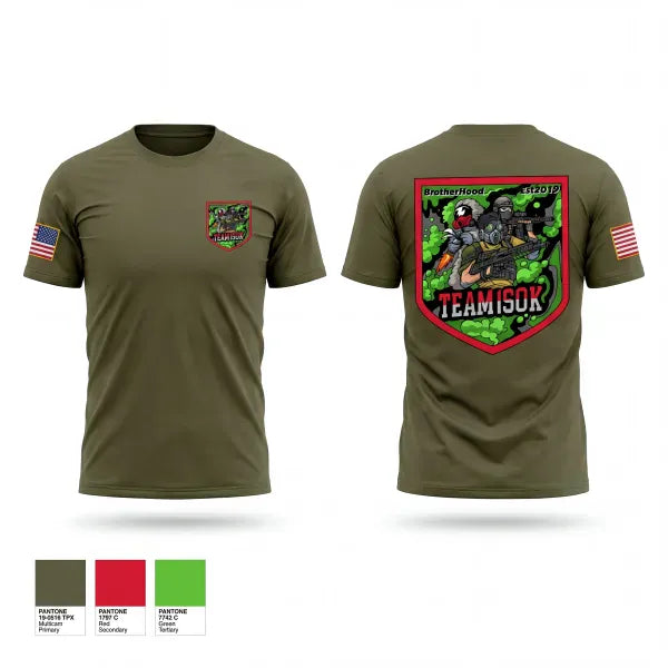 Old School Cotton Feel Shirt, 1SOK, Army, Teamtime, Team time, sublimation, custom sports apparel, team uniforms, spirit wear, spiritwear, sports uniforms, custom shirts, team store, custom team store, fundraiser sports, apparel fundraiser
