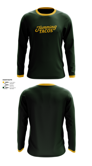 Long Sleeve Performance Shirt, Jamming Tacos, Baseball, Teamtime, Team time, sublimation, custom sports apparel, team uniforms, spirit wear, spiritwear, sports uniforms, custom shirts, team store, custom team store, fundraiser sports, apparel fundraiser