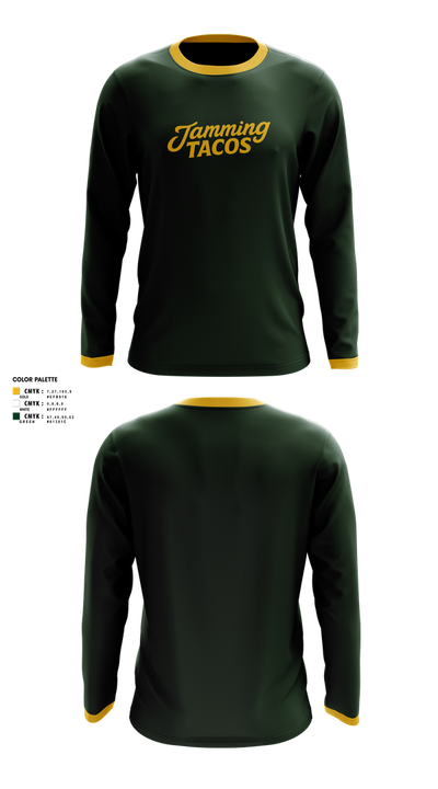 Jamming Tacos 24022606 Long Sleeve Performance Shirt 2