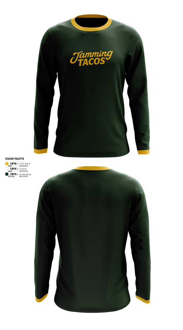 Long Sleeve Performance Shirt, Jamming Tacos, Baseball, Teamtime, Team time, sublimation, custom sports apparel, team uniforms, spirit wear, spiritwear, sports uniforms, custom shirts, team store, custom team store, fundraiser sports, apparel fundraiser