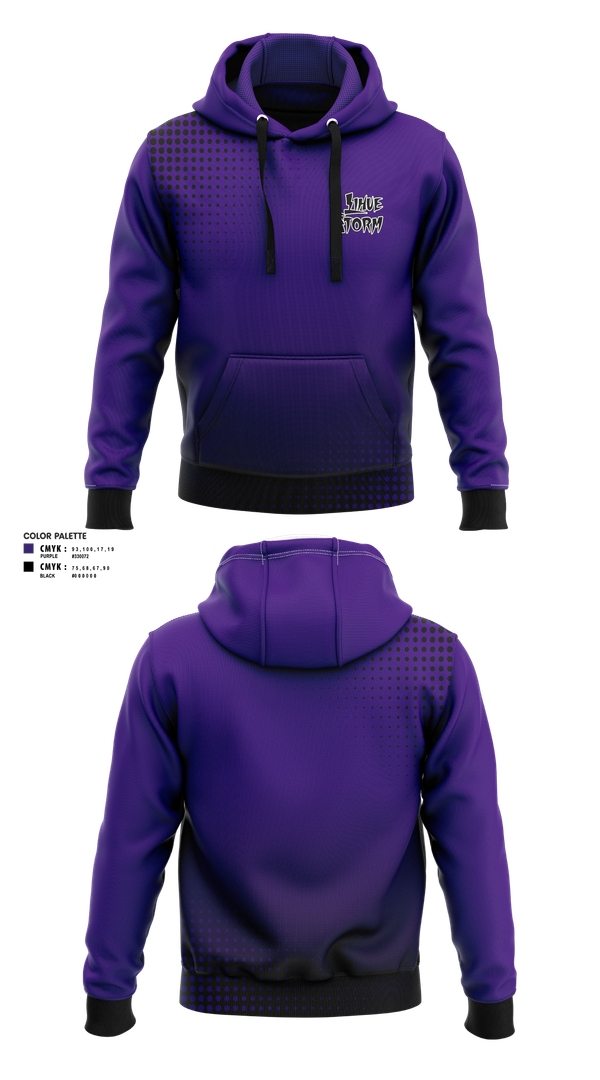 Hoodie, Lihue Storm, Women's Basketball, Teamtime, Team time, sublimation, custom sports apparel, team uniforms, spirit wear, spiritwear, sports uniforms, custom shirts, team store, custom team store, fundraiser sports, apparel fundraiser