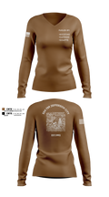Jefferson City 36022409 Women's Long Sleeve V-neck Shirt - 101