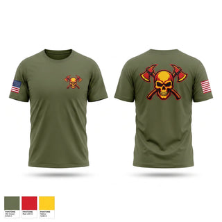 Old School Cotton Feel Shirt, Golf Battery 2/11 Guns Plt, Marines, Teamtime, Team time, sublimation, custom sports apparel, team uniforms, spirit wear, spiritwear, sports uniforms, custom shirts, team store, custom team store, fundraiser sports, apparel fundraiser
