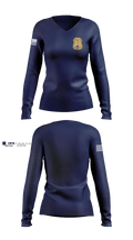 Waterford Police 2538462 Women's Long Sleeve V-neck Shirt - 1
