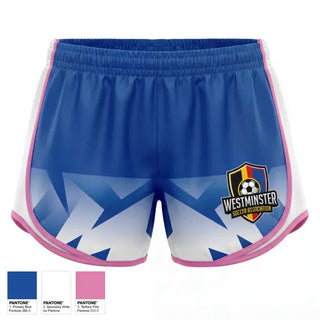 Womens Shorts, Westminster United Thunder, Men's Soccer, Teamtime, Team time, sublimation, custom sports apparel, team uniforms, spirit wear, spiritwear, sports uniforms, custom shirts, team store, custom team store, fundraiser sports, apparel fundraiser
