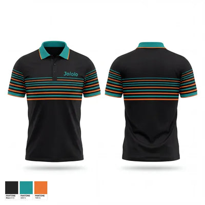 Jololo 43719307 Short Sleeve Performance Polo - 1