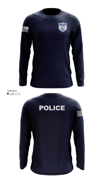 Andover Township Police Department 13076231 Long Sleeve Performance Shirt 121
