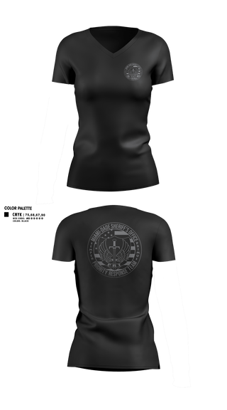 Womens Short Sleeve Vneck Shirt, Priority Response Team, Police, Teamtime, Team time, sublimation, custom sports apparel, team uniforms, spirit wear, spiritwear, sports uniforms, custom shirts, team store, custom team store, fundraiser sports, apparel fundraiser