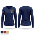 White County Fire Service Women's Long Sleeve V-neck Shirt - 1