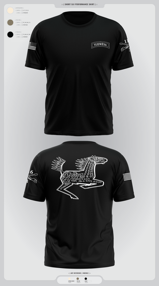 Short Sleeve Performance Shirt, DET 1 HHC 3-116 CAV, Army, Teamtime, Team time, sublimation, custom sports apparel, team uniforms, spirit wear, spiritwear, sports uniforms, custom shirts, team store, custom team store, fundraiser sports, apparel fundraiser