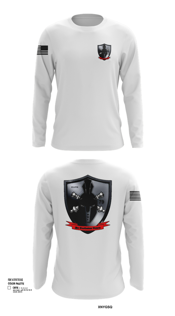 Long Sleeve Performance Shirt, E/1-79 FA, , Teamtime, Team time, sublimation, custom sports apparel, team uniforms, spirit wear, spiritwear, sports uniforms, custom shirts, team store, custom team store, fundraiser sports, apparel fundraiser
