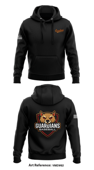 Hoodie, Guardians Baseball, Baseball, Teamtime, Team time, sublimation, custom sports apparel, team uniforms, spirit wear, spiritwear, sports uniforms, custom shirts, team store, custom team store, fundraiser sports, apparel fundraiser